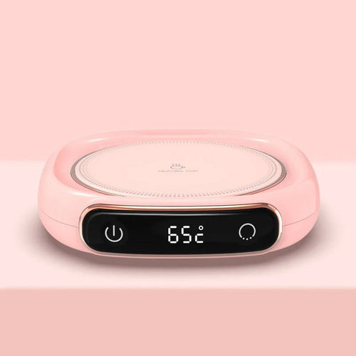 Digital Milk Heating Pad with Desktop Base and Temperature Display