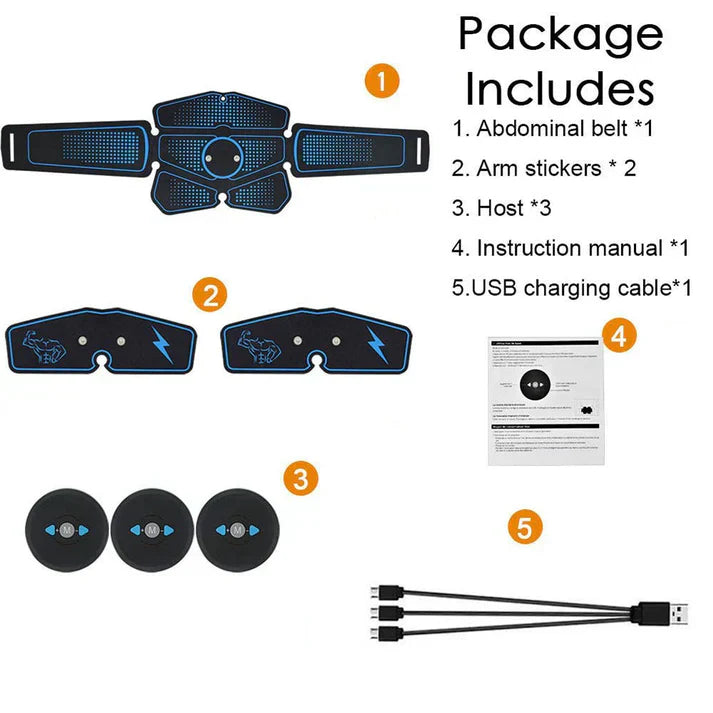 Abdominal muscle training, EMS technology, effective, convenient, fitness equipment solution.